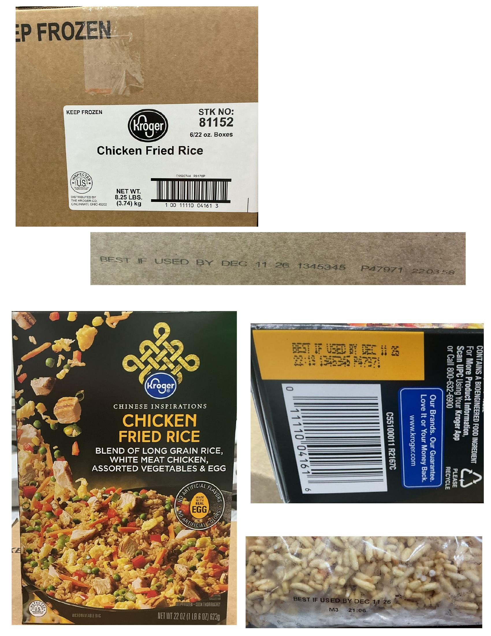 Product label for Ajinomoto Recalls Chicken and Pork Products for Glass Contamination (page 11)