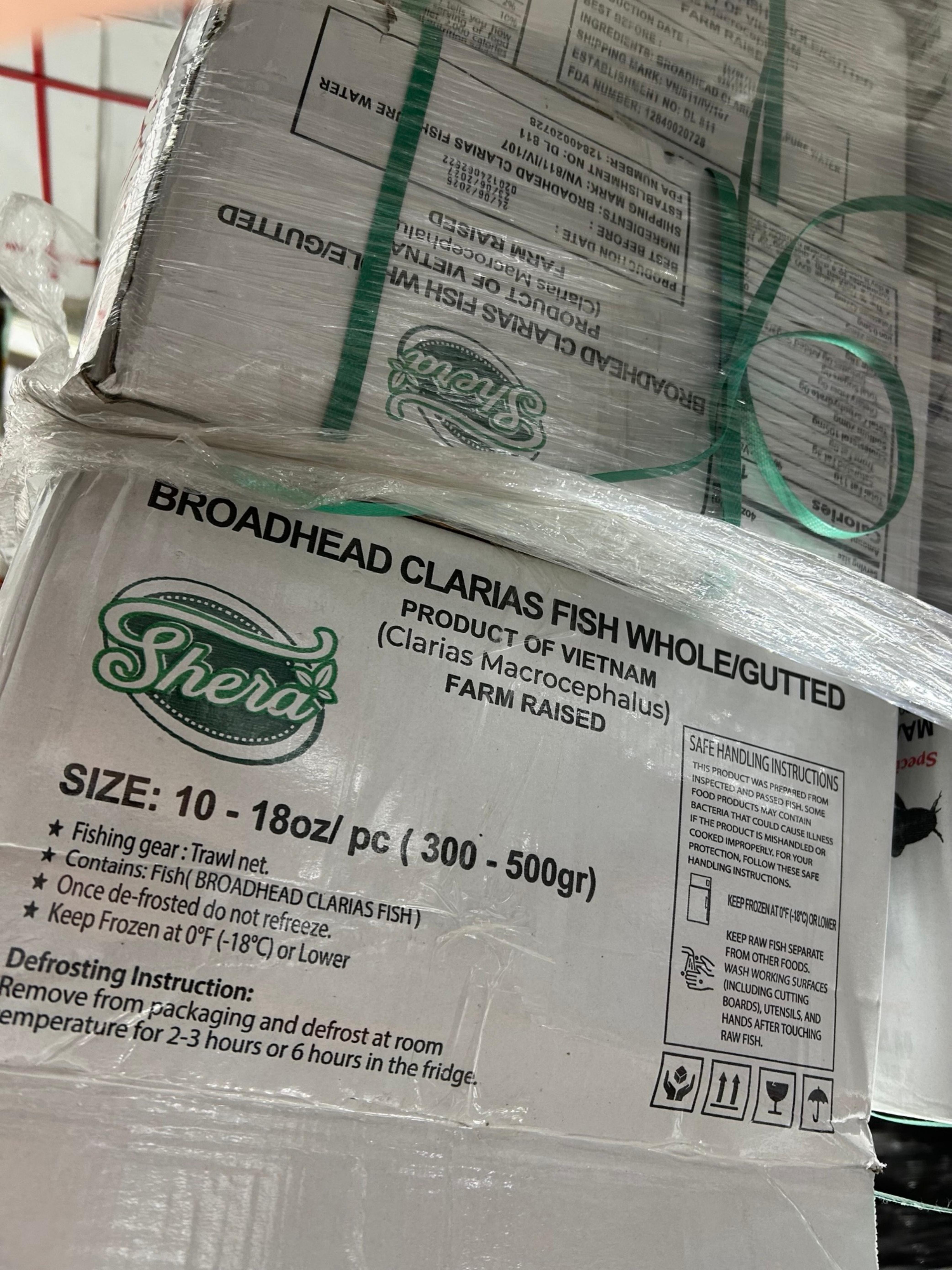 Product label for Sobico USA Recalls Frozen Fish Due to Import Inspection Issue (page 4)