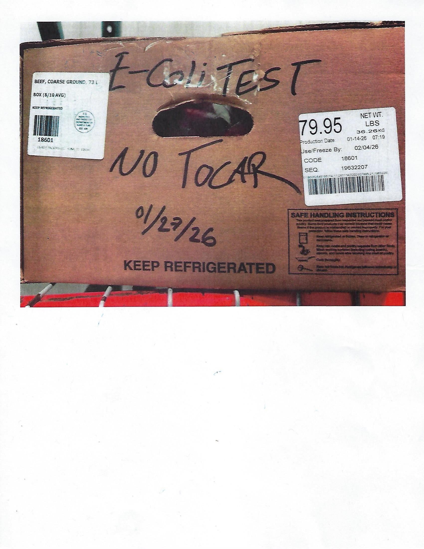 CS Beef Packers Recalls Ground Beef for E. coli Risk