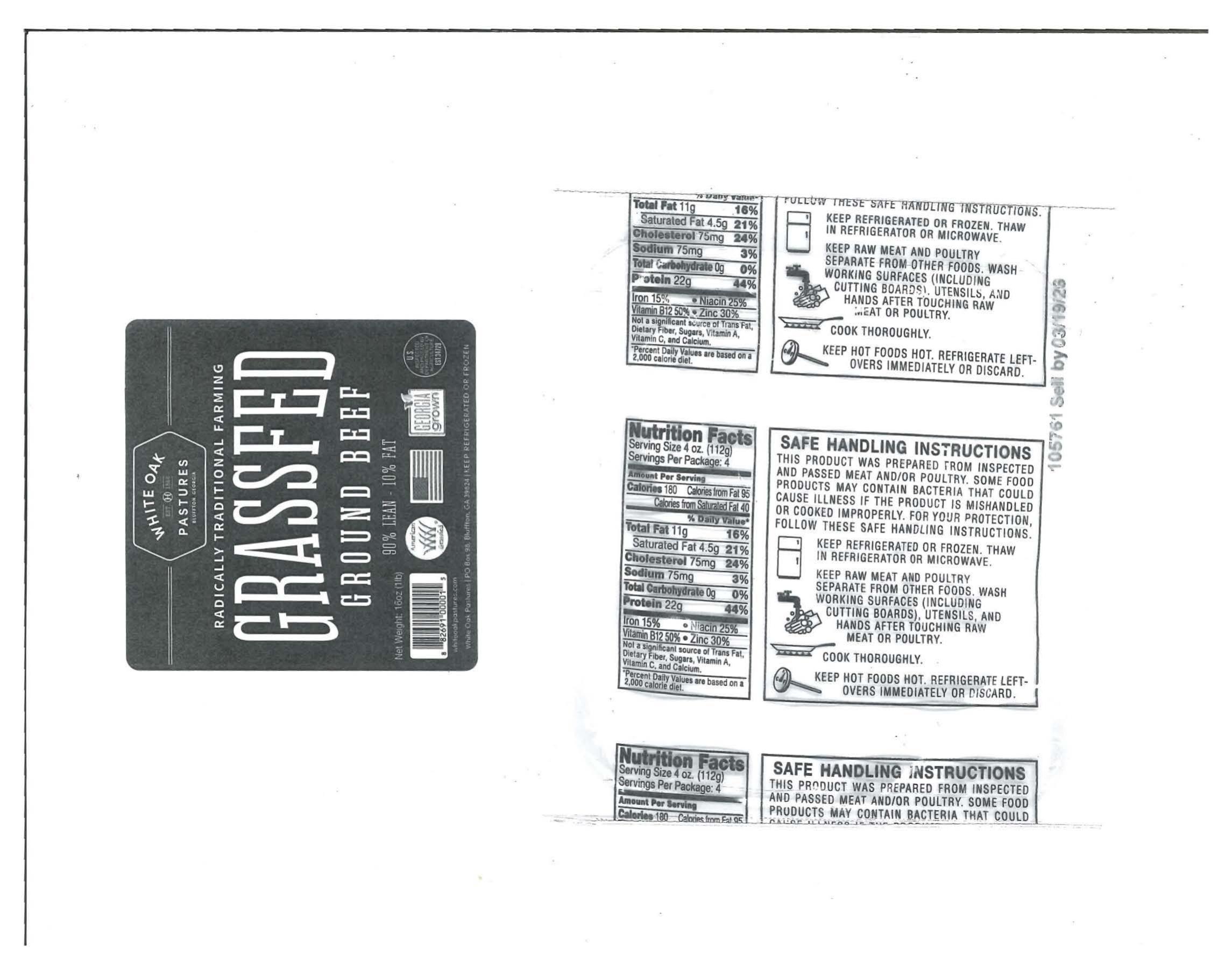 White Oak Pastures Ground Beef Alert: Possible Metal Contamination