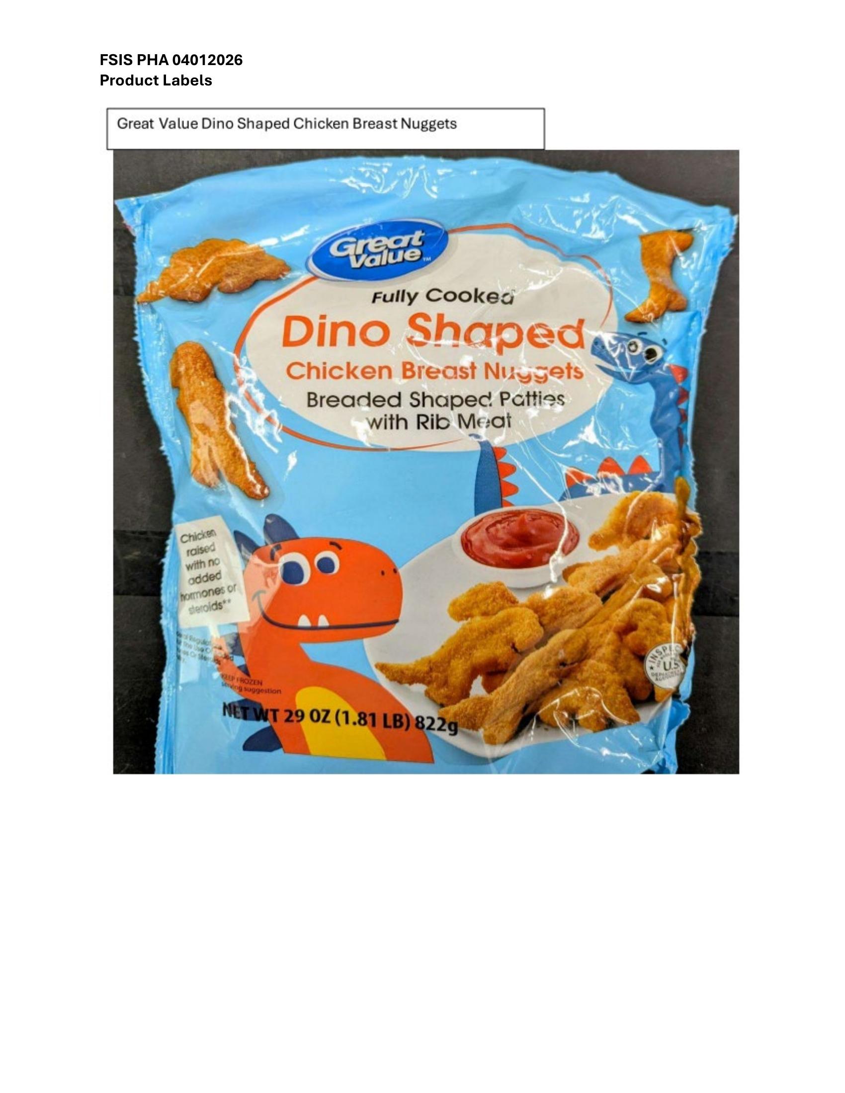 Frozen Dino Chicken Nuggets Alert: Possible Lead Contamination