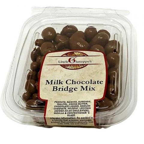 “Uncle Giuseppe’s Milk Chocolate Bridge Mix, 11 oz.”