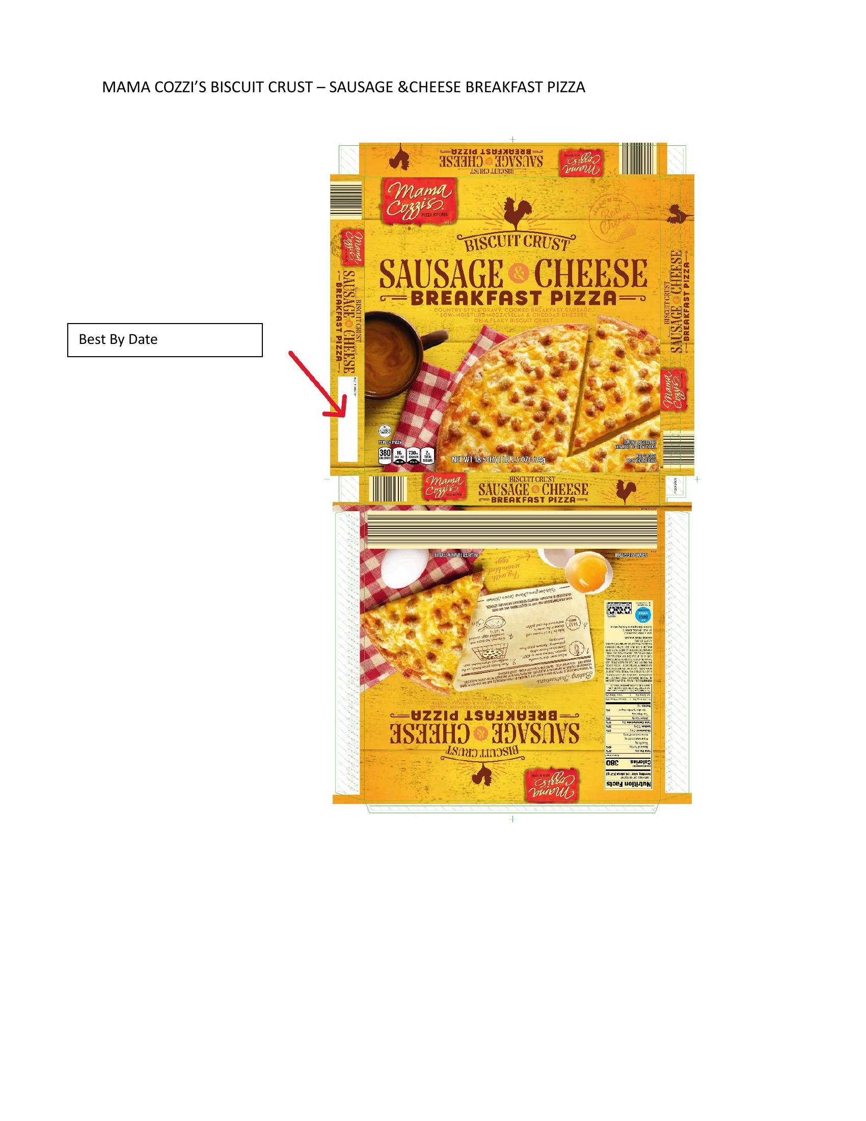 Product label for FSIS recalled product (page 2)