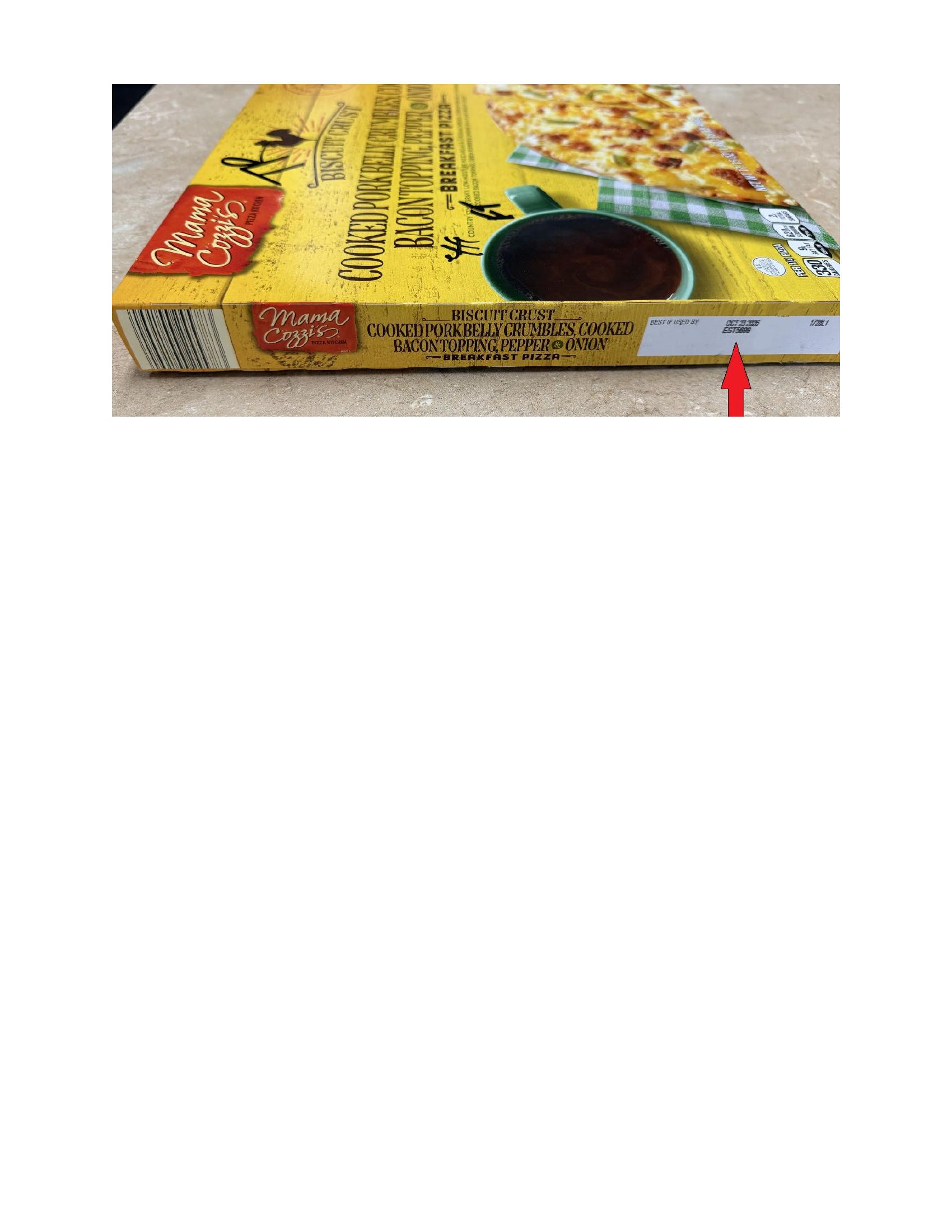 Product label for FSIS recalled product (page 3)