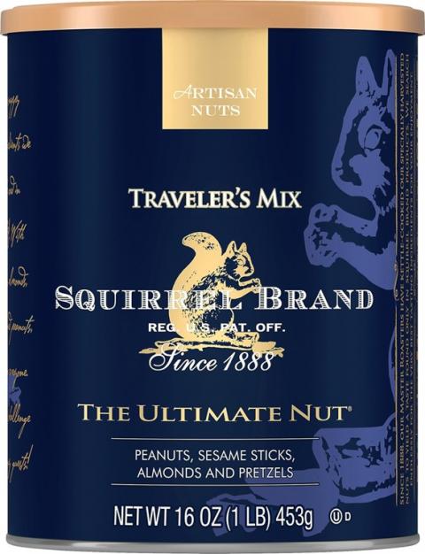 Traveler’s Mix Squirrel Brand The Ultimate Nut NET WT 16 OZ