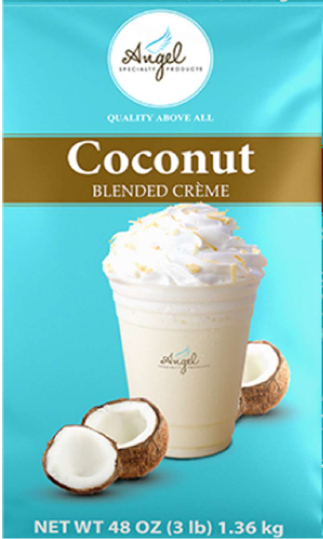 Angel Specialty Products Coconut Blended Crème Net Wt 48 OZ