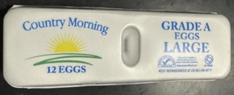 Packaging, Country Morning Grade A Jumbo Eggs
