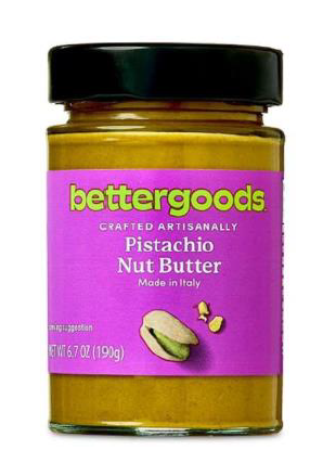 Bettergoods Pistachio Nut Butter, NET WT 6.7oz