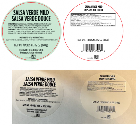 Whole Foods — Salsa Verde Mild 12oz (UPC 030223075639)