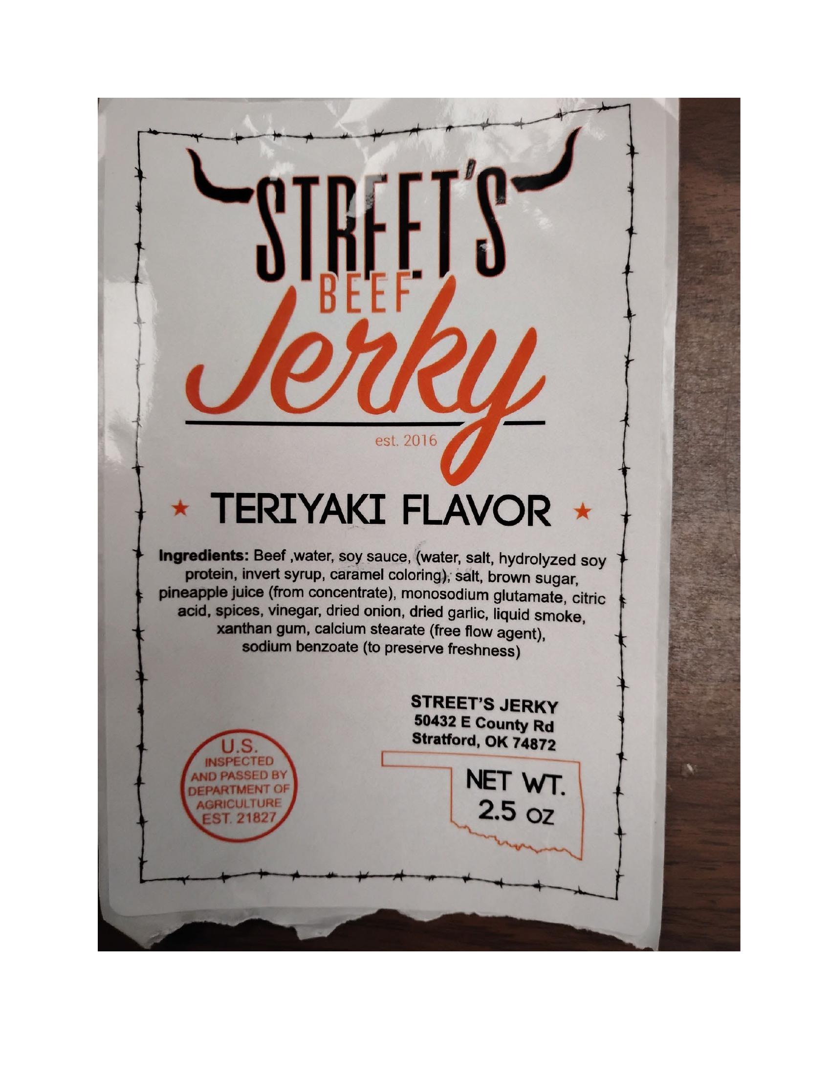 Street's Beef Jerky Recalled for Undeclared Wheat Allergen