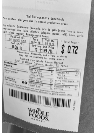 Whole Foods Market Mild Pomegranate Guacamole