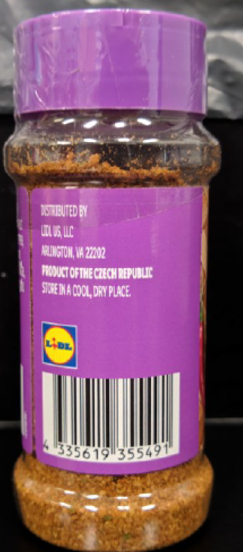 Photograph of side label panel UPC of Vitasia Chinese Style Asian Style Wok Spice Mix, 1.58 oz.