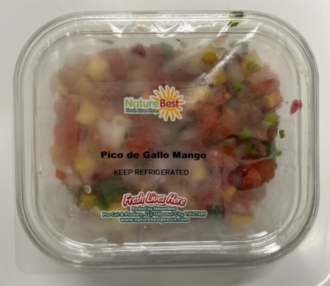 NatureBest Pico de Gallo Mango 14 oz Top Panel