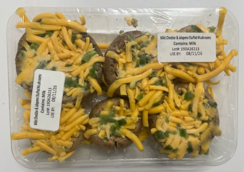NatureBest Mild Cheddar & Jalapeno Stuffed Mushrooms 8 oz