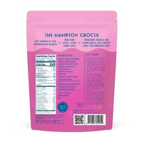 The Hampton Grocer Lacnola Lactation Granola Back Panel
