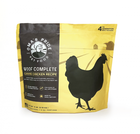 Oma's Pride Recalls Dog Food Due to Salmonella Risk