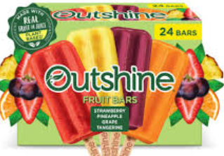 Outshine Fruit Bars Variety Pack 24 Bars, UPC 041548816678