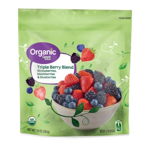 Great Value Organic Triple Berry Blend Recalled for E. coli Risk