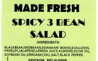 Made Fresh Salads Spicy 3 Bean Salad
