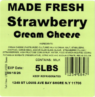 Made Fresh Salads Strawberry Cream Cheese 5 LBS