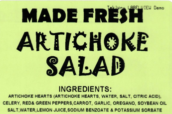 Made Fresh Salads Artichoke Salad