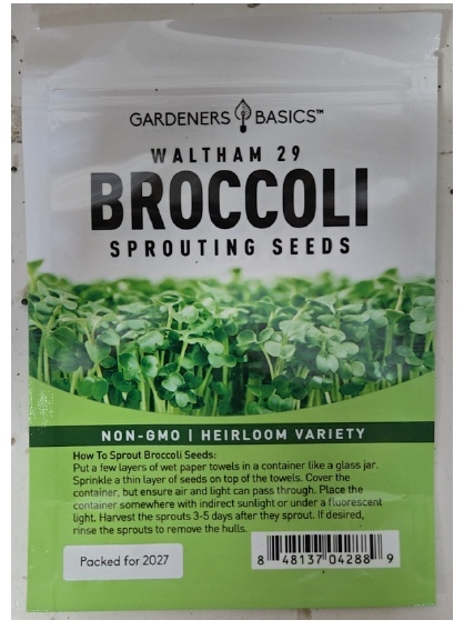Gardeners Basics Waltham 29 Broccoli Sprouting Seeds, 1 pound