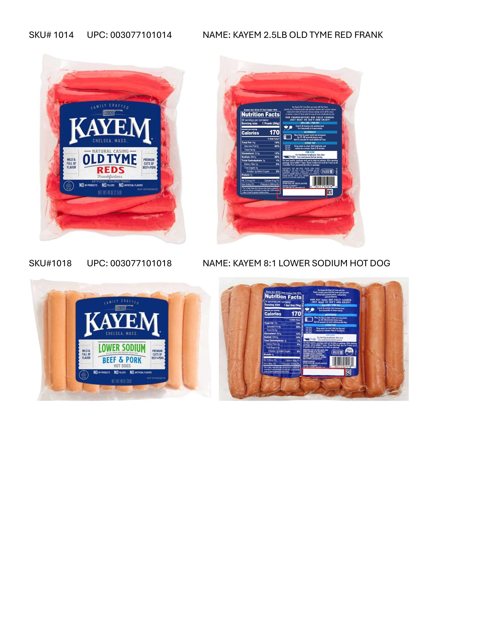 Product label for Full product list available in PDF format - Various RTE meat and poultry products bearing “EST. M/P 7839,” “EST. P 20935A” and “EST. M 9520” inside the USDA mark of inspection. (page 2)