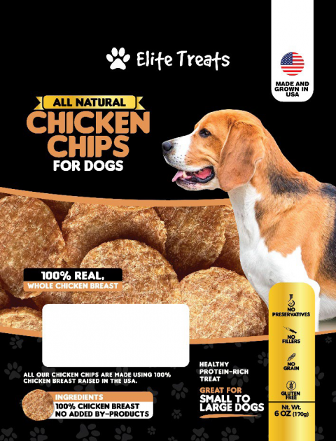 Elite Treats Recalls Dog Chips Due to Salmonella Risk